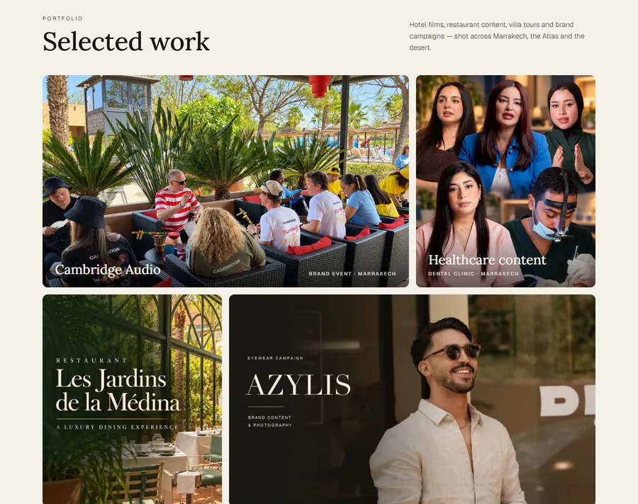 Selected work