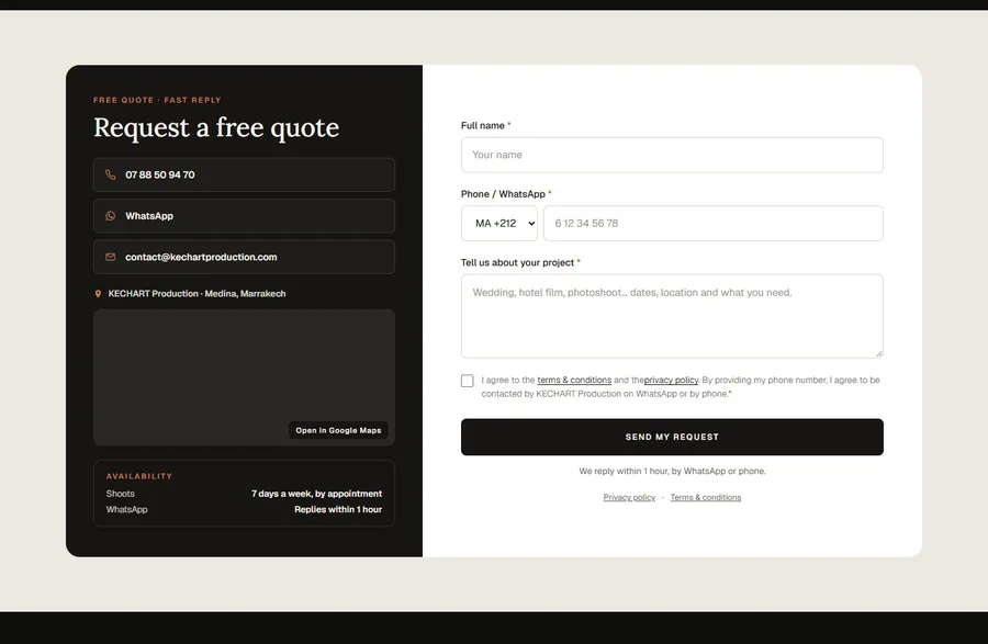 Request a free quote